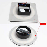 Modern LED Wall Light  Black Round Eclipse Design - Product detail 8