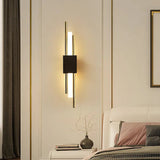 Modern LED Wall Lamp  Black Metal Linear Design - Product detail 4