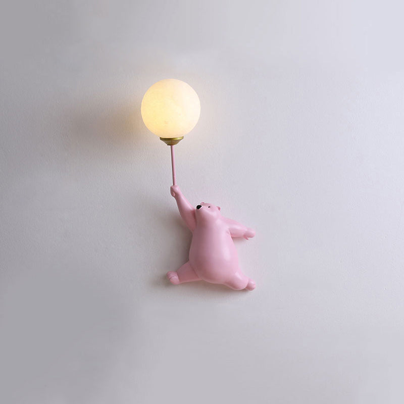 Bear Wall Light  Playful LED Lamp With Balloon - Product detail 13