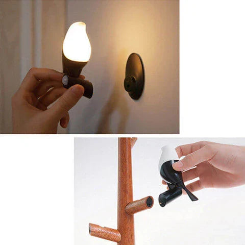 Motion Sensor Table Lamp  Wooden Bird Branch Design - Product example