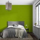 Geometric Mural Wallpaper | Modern Lime Green Pattern