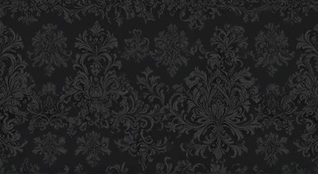 Black and silver baroque pattern design file showing intricate damask details
