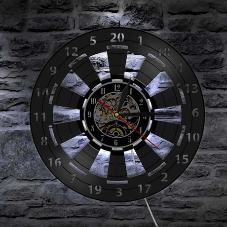 Dartboard Wall Clock  Vinyl Record Design - Product detail 6