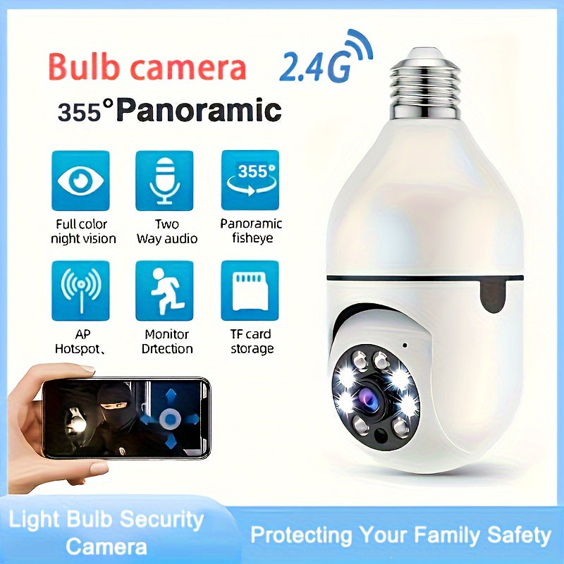 Smart Security Camera Light  HD WiFi Surveillance with Night Vision - Product detail 5