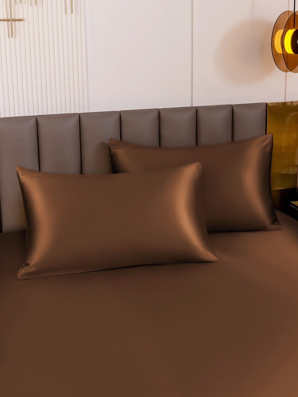 Mulberry Silk Pillowcase Set  Premium White Envelope Closure Design - Product detail 11