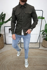 Casual Shirt Jacket  Relaxed Fit with Utility Pockets - Product detail 6
