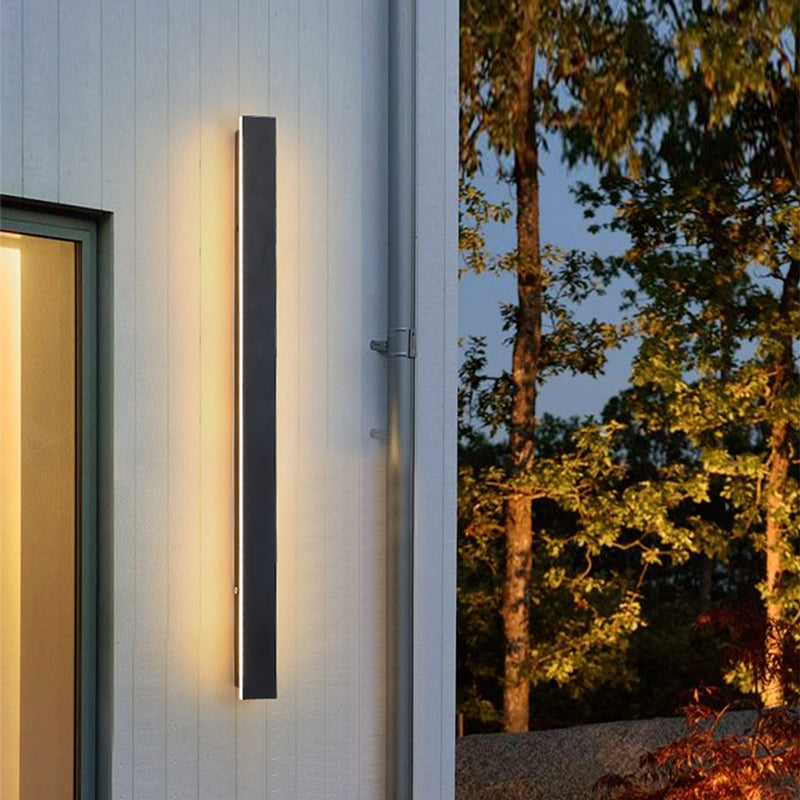 Modern LED Wall Light  Black Metal 80cm Linear Design - Product detail 8