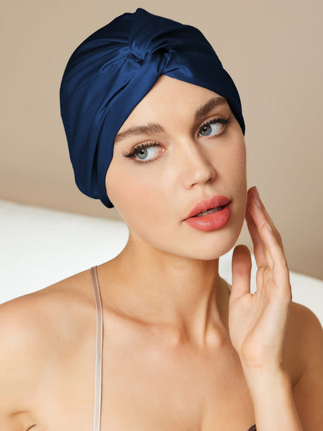Silk Sleep Cap  Pure Mulberry Silk Hair Protection - Product detail 7