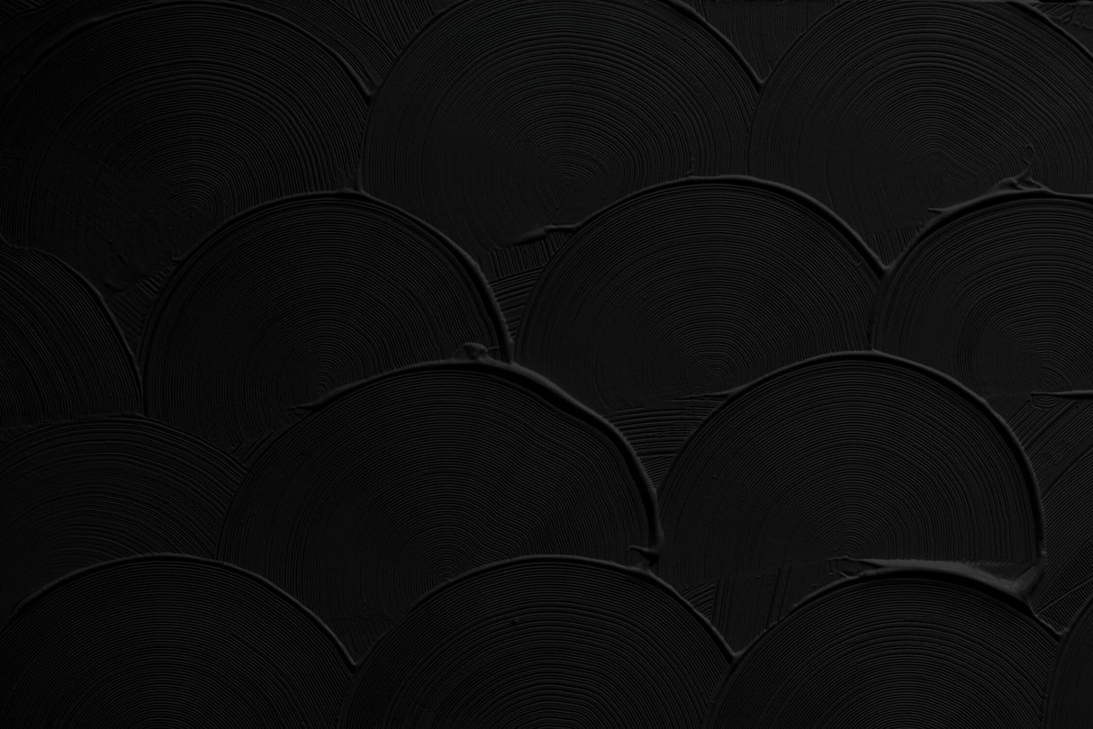 Art Deco Mural Wallpaper | Black Circular Pattern Design