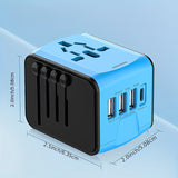 Universal Travel Adapter  4 USB Ports With Type-C Global Charging - Product detail 4