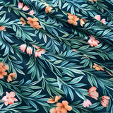 Egyptian Cotton Bedding Set  Botanical Floral Pattern - Detailed view