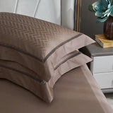 Egyptian Cotton Duvet Set  Chevron Jacquard Pattern - Product detail 9