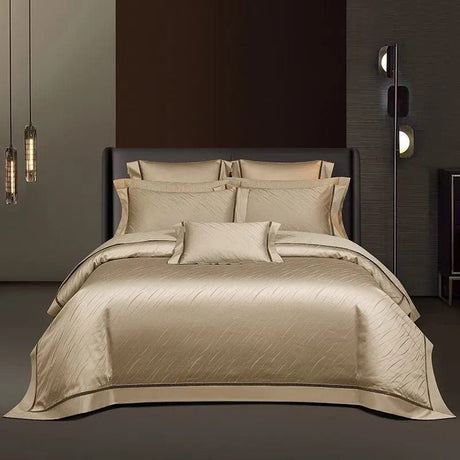 Egyptian Cotton Bedding Set  Premium Jacquard Design - Product showcase