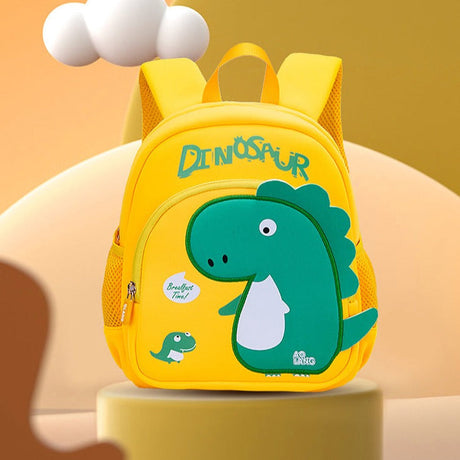 Kids Dinosaur Backpack  Navy Blue With Red T-Rex Design - Product detail 5