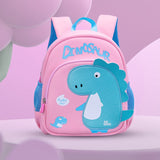 Kids Dinosaur Backpack  Navy Blue With Red T-Rex Design - Product detail 6