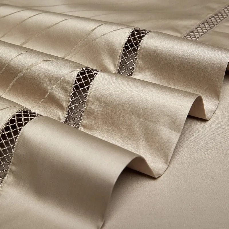 Egyptian Cotton Bedding Set  Premium Jacquard Design - Product detail 7