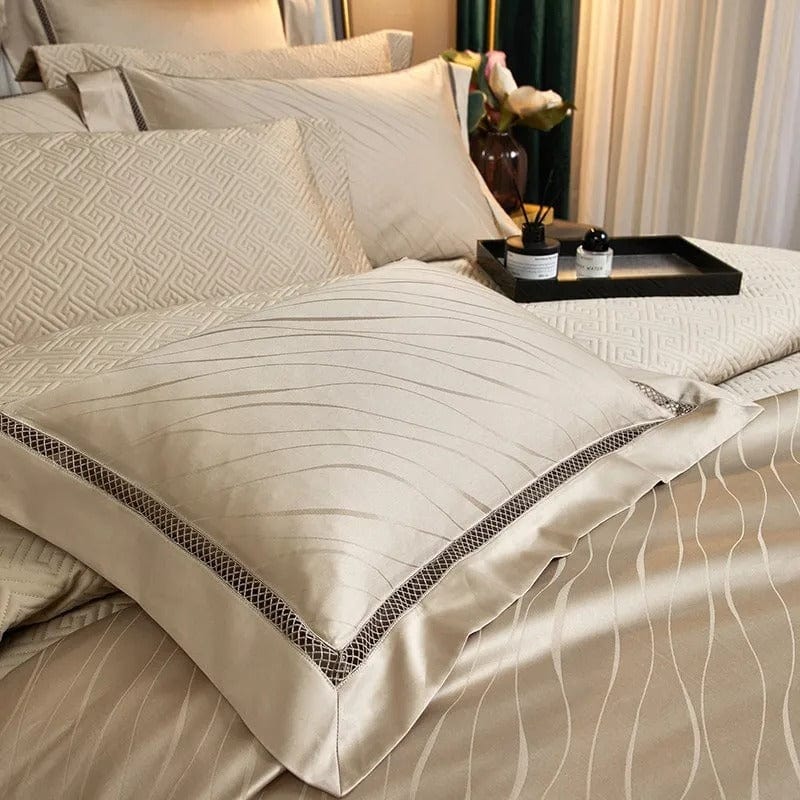 Egyptian Cotton Bedding Set  Premium Jacquard Design - Product detail 4