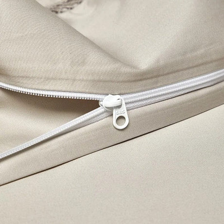 Luxury Egyptian Cotton Bedding Set  Premium Pearl Grey Collection - Product detail 10