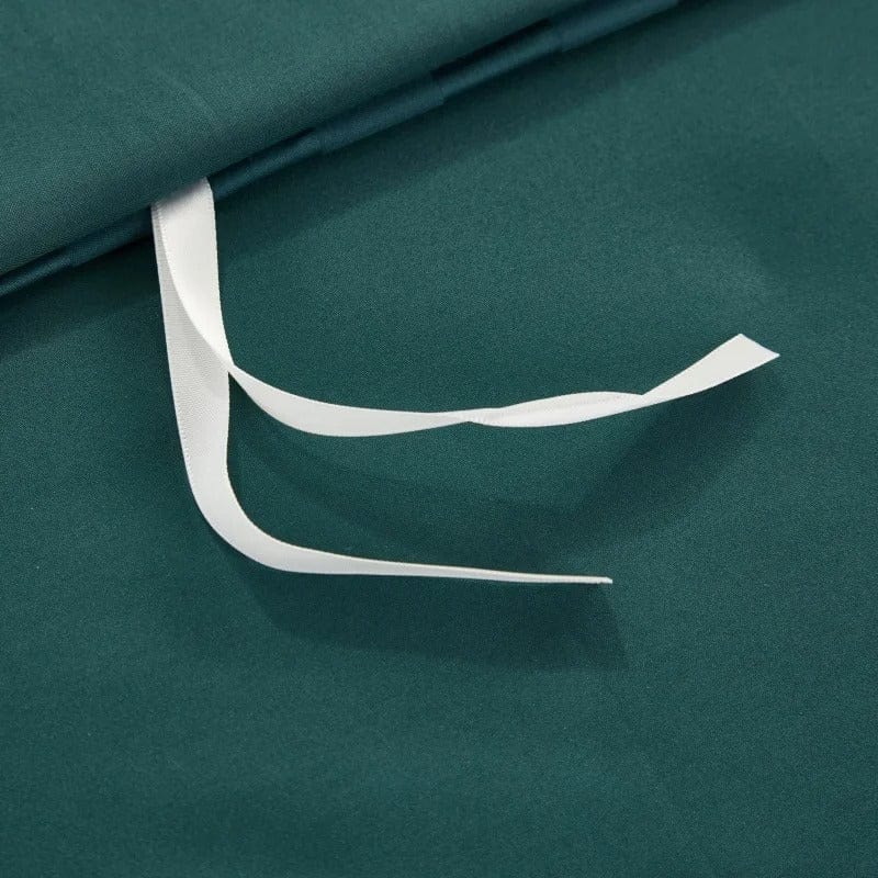 Egyptian Cotton Duvet Set  Emerald Green Striped Pattern - Product detail 8