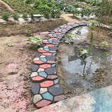 Garden Path Mold  Geometric Pattern Concrete Paver Form - Product detail 5