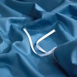Egyptian Cotton Bedding Set  Jacquard Blue Luxury Duvet Set - Product detail 10