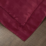 Luxury Egyptian Cotton Duvet Set  Deep Wine Striped Pattern - Product detail 8