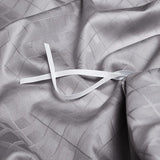 Luxury Egyptian Cotton Bedding  Silver Quilted Duvet Set - Product detail 10
