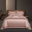 Luxury Egyptian Cotton Bedding  Quilted Blush Pink Design - Product showcase