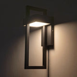 Modern Outdoor Wall Light  Geometric LED Frame Design - Product detail 7