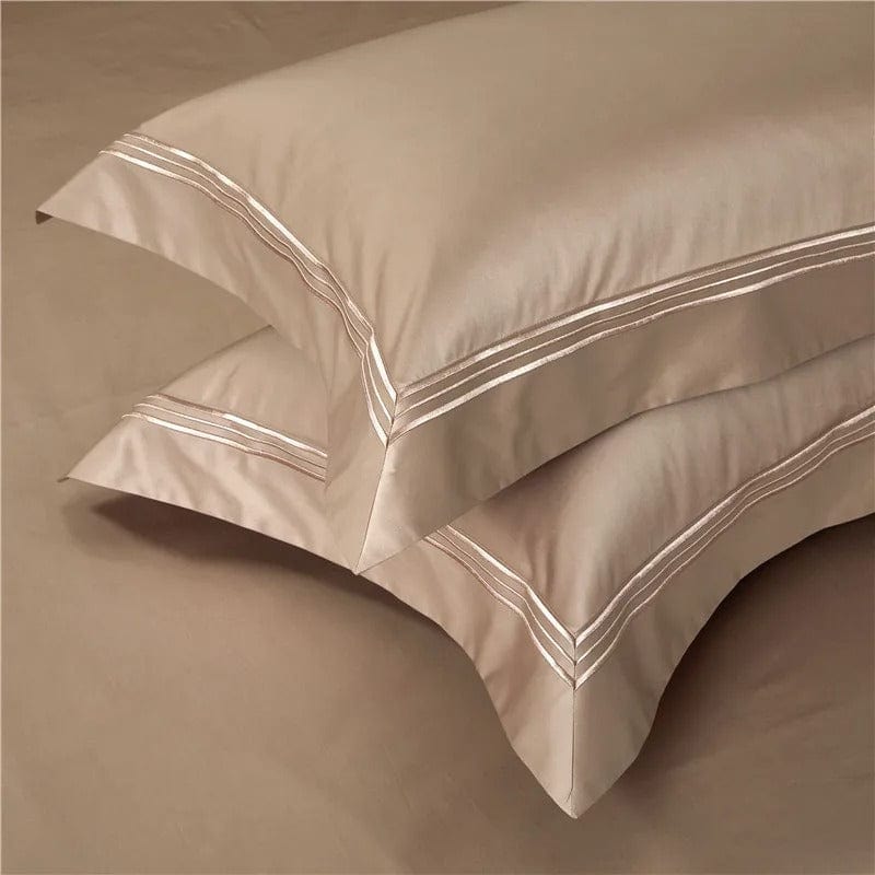 Egyptian Cotton Duvet Set  Champagne Luxury Bedding Collection - Product detail 4