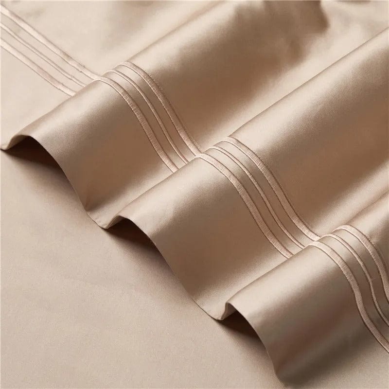 Egyptian Cotton Duvet Set  Champagne Luxury Bedding Collection - Product detail 8