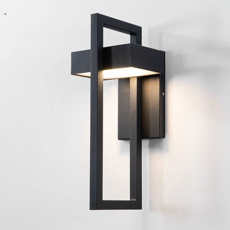 Modern Outdoor Wall Light  Geometric LED Frame Design - Product detail 9
