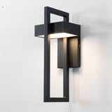 Modern Outdoor Wall Light  Geometric LED Frame Design - Product detail 9