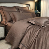 Egyptian Cotton Duvet Set  Chevron Jacquard Pattern - Product detail 4