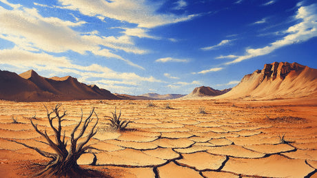 Desert mountain wallpaper design file showing detailed sand patterns and dramatic sky
