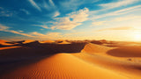 Desert wall mural design file showing detailed golden dunes pattern with turquoise sky