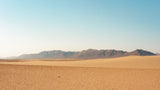 Desert mountain wallpaper design file showing the complete minimalist pattern and earthy color palette