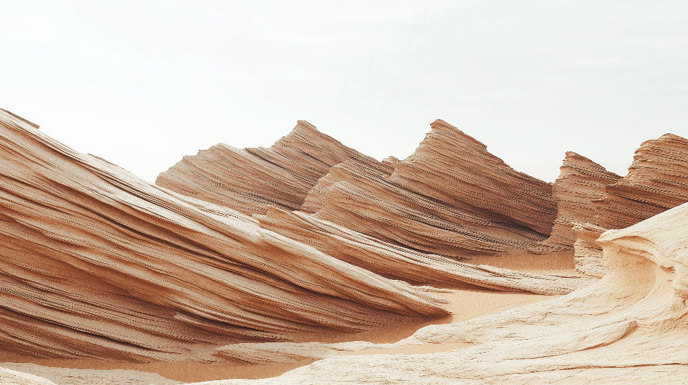 Desert rock formation design file showing detailed sandstone patterns and natural terracotta colors