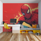 Superhero Mural Wallpaper | Spider-Man Comic Art Design
