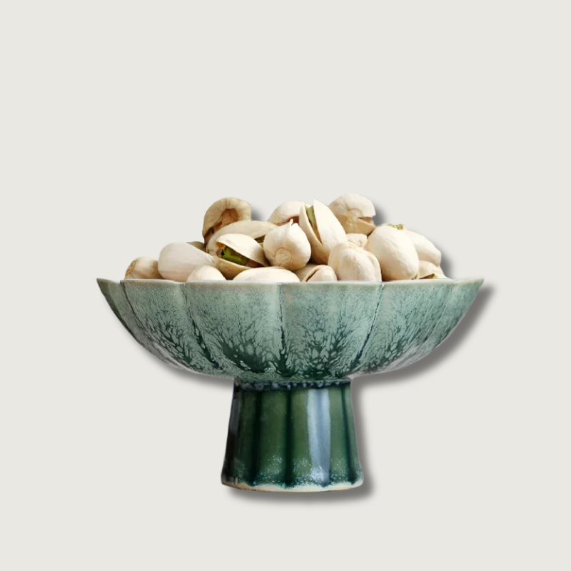 Modern Ceramic Bowl  Elevated Sage Green Design - Product showcase