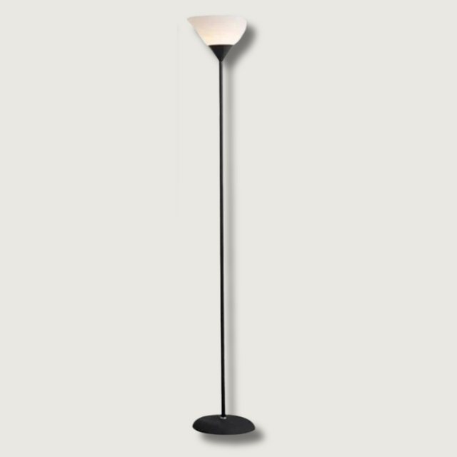 Modern LED Floor Lamp  Minimalist Black Metal Design - Product showcase