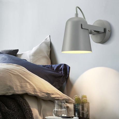 Modern Wall Sconce  Matte Black Iron Adjustable Light - Product detail 9