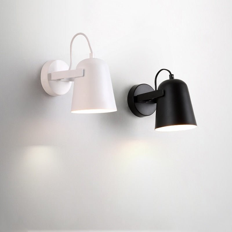 Modern Wall Sconce  Matte Black Iron Adjustable Light - Product detail 6