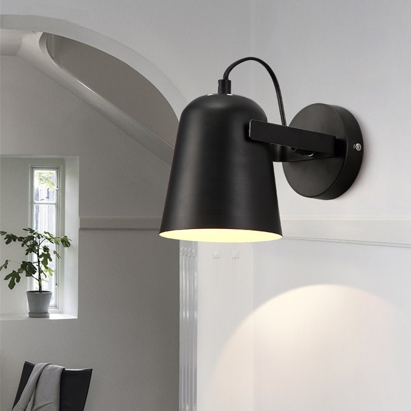 Modern Wall Sconce  Matte Black Iron Adjustable Light - Product detail 7