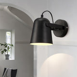 Modern Wall Sconce  Matte Black Iron Adjustable Light - Product detail 7