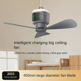 Portable LED Ceiling Fan  USB Rechargeable with Night Light - Product detail 7
