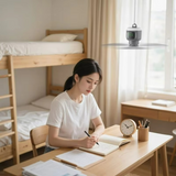 Portable LED Ceiling Fan  USB Rechargeable with Night Light - Product showcase