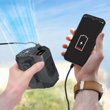 Portable Cooling Fan  20000mAh Power Bank With LED Light - Product showcase