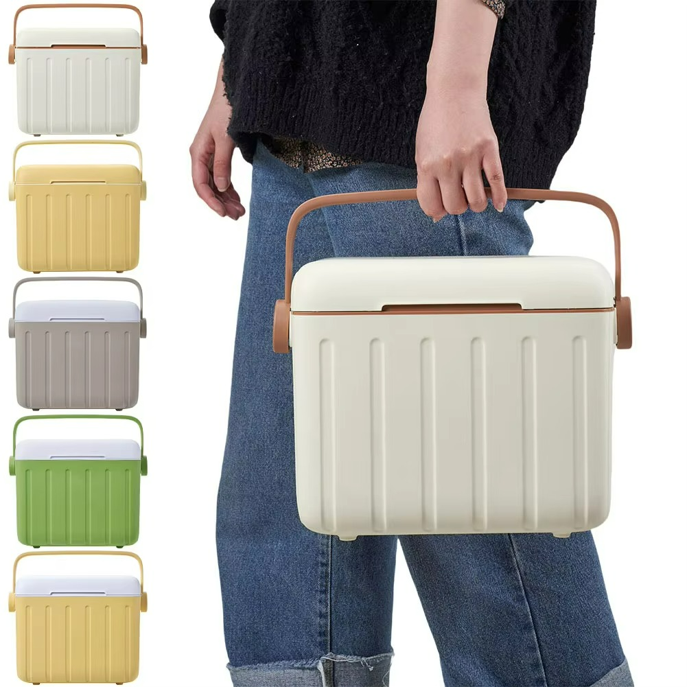 Retro Insulated Cooler Box  6L Portable Ice Chest - Product detail 8