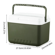 Outdoor Insulated Cooler Box  13L Dual-Temperature Storage - Product detail 5